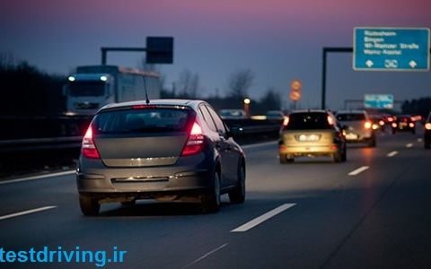 قوانین رانندگی در شب